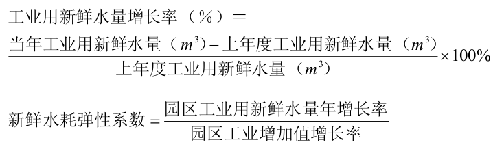 新鮮水耗彈性系數計算公式